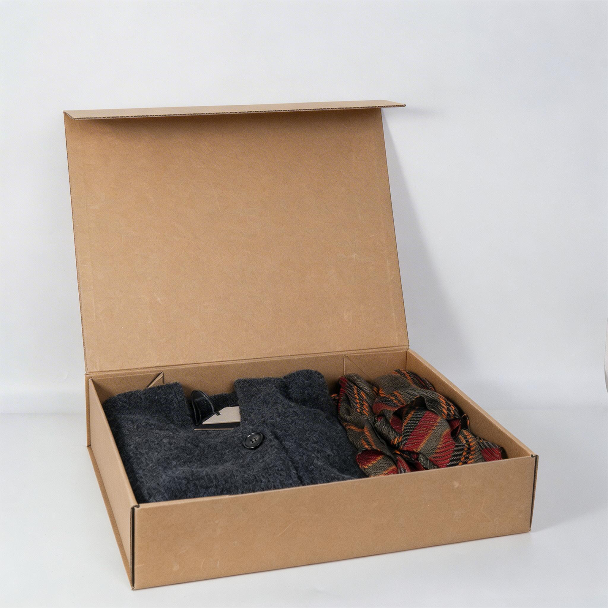 Opened box