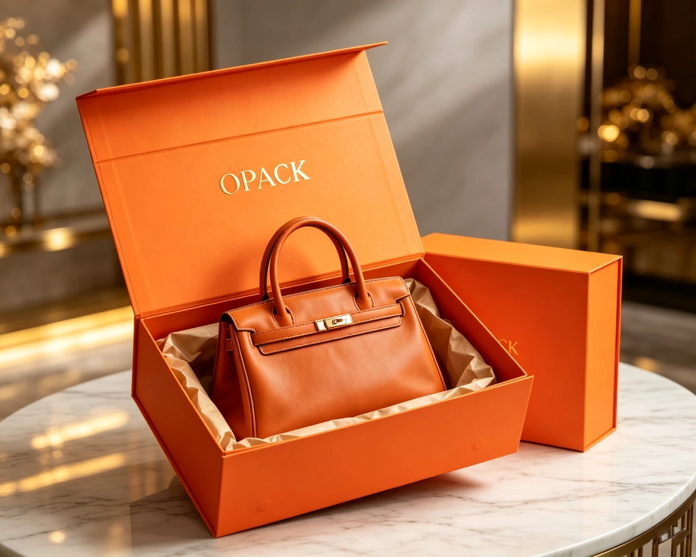 foldable rigid packaging for fashion, apparel and footwear