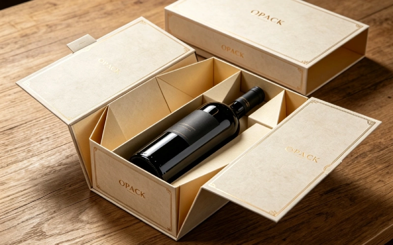 Wine Collapsible Rigid Box Packaging Wine Collapsible Rigid Box Packaging