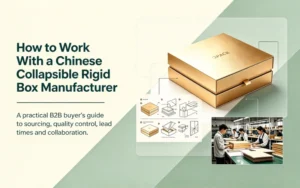 Working with a Chinese collapsible rigid box manufacturer