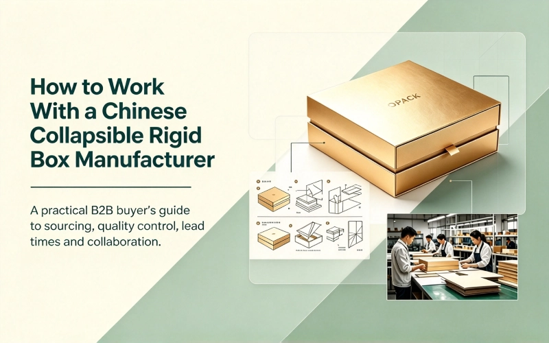 Working with a Chinese collapsible rigid box manufacturer
